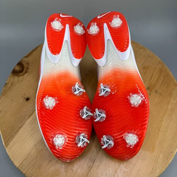 Nike Air Zoom Victory Tour 3 Golf Mens Size 12 White Orange Cleats FQ3273-102 - Picture 7 of 8